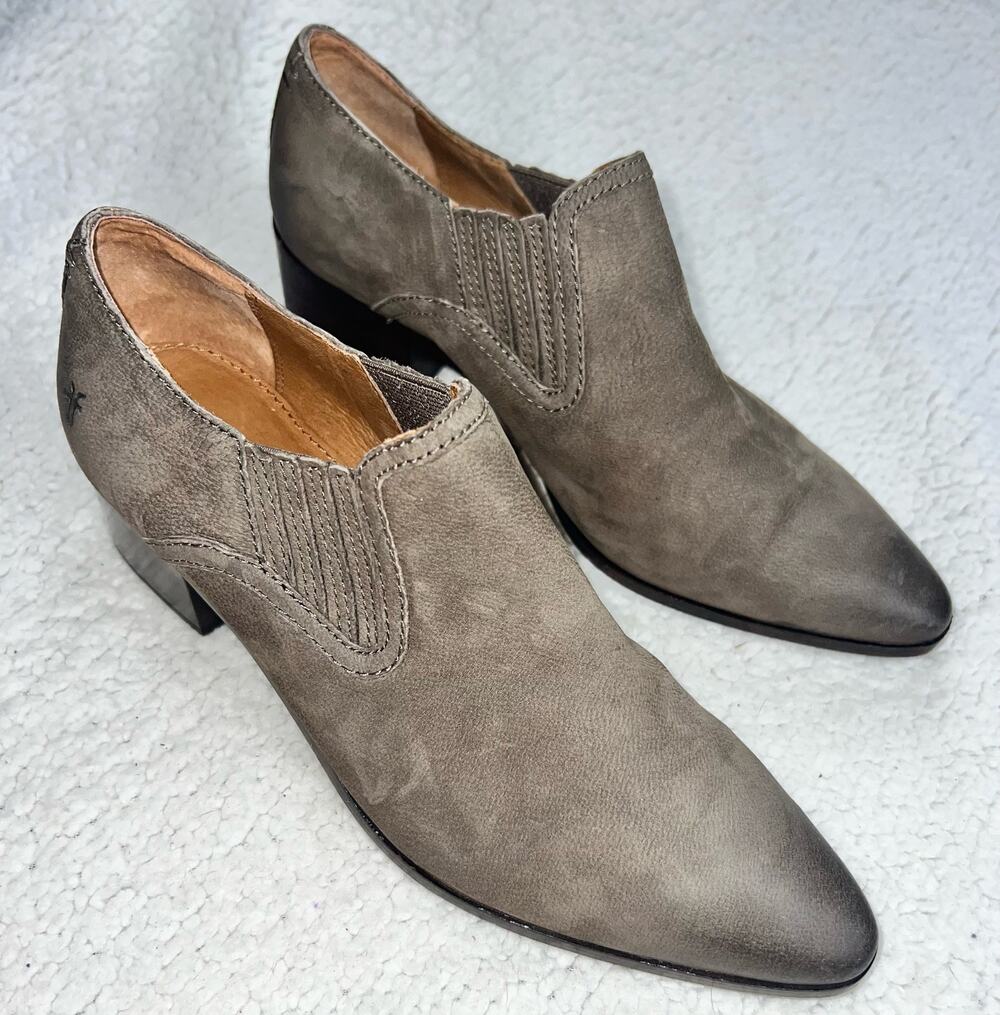 Frye Eleanor Shortie Western Leather Boots - size 7.5